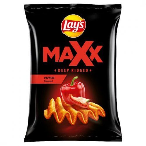 Chips Lays Max Paprika 55g   (14ks)