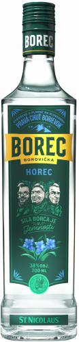 Borovička Borec S Horcom 38% 0,7L   (8ks)