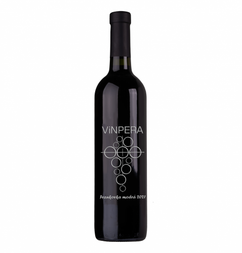 Víno Vinpera Frankovka Modrá 0,75L suché   (6ks)