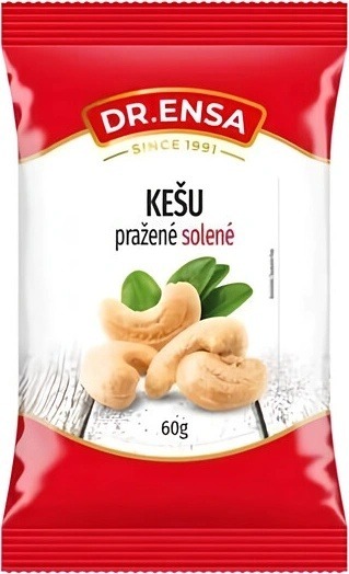 Kešu Ensa pražené solené 60g