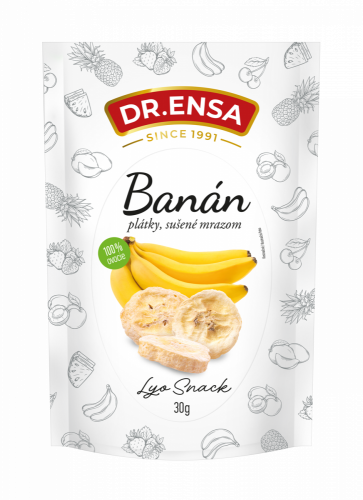 Dr.Ensa Banán lyofilizovaný 30g   (10ks)