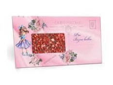 Čokoláda Pro bezva holku mliečna čokoláda s kuskami jahôd 100g (21ks)