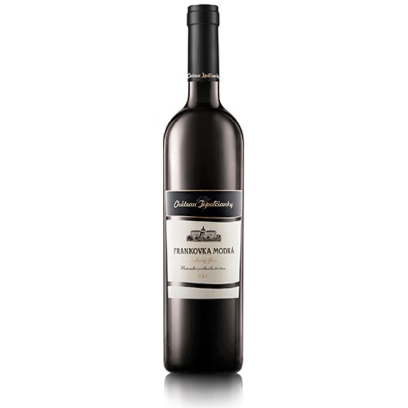 Víno Chateau Topoľčianky Frankovka Modrá 0,75L neskorý zber suché   (6ks)
