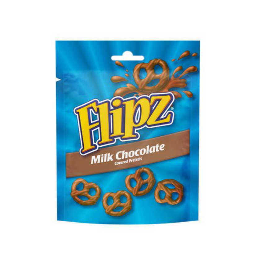 Praclíky Flipz v Mliečnej Čokoláde 100g   (6ks)