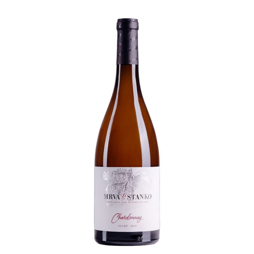 Víno Mrva & Stanko Chardonnay 0,75L suché   (6ks)