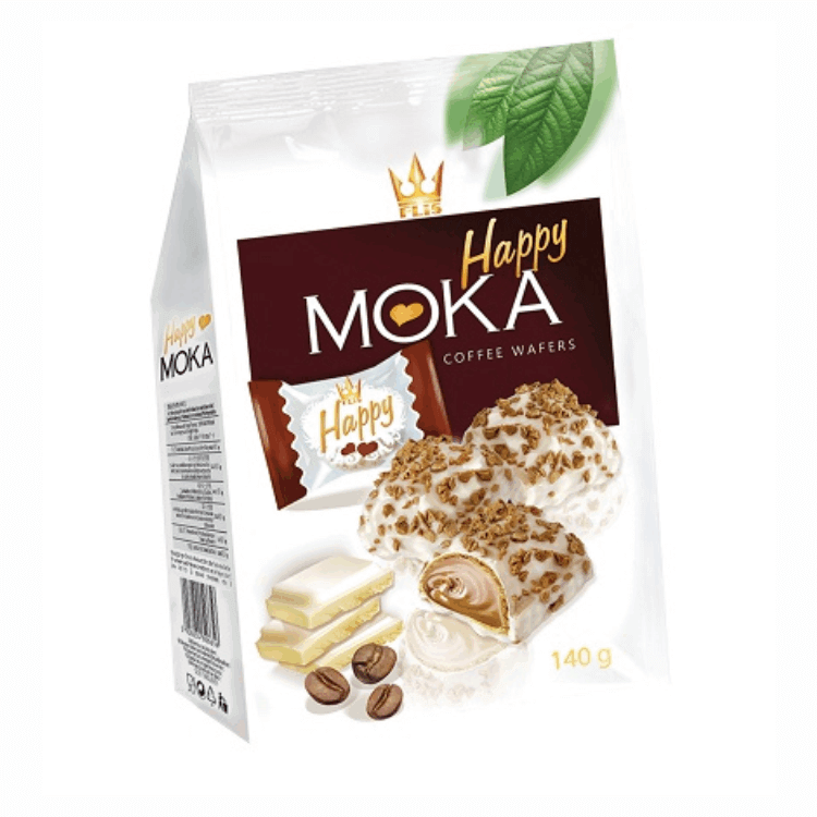 Sušienky Happy Moka Kávové 140g   (10ks)