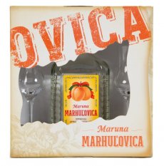 Old Herold Marhuľovica Maruna OVICA kazeta s pohármi 45% 0,7L