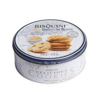 Sušienky Bisquini maslové v plech 150g   (24ks)