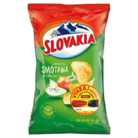 Chips Slovakia Smotana Cibuľka 60g   (18ks)