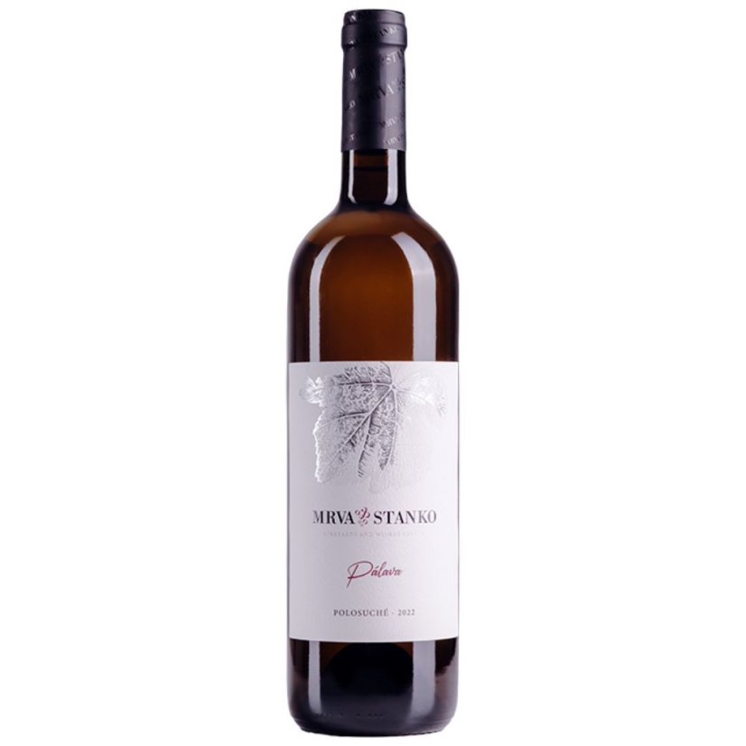 Víno Mrva a Stanko Pálava výber z hrozna 0.75l polosuché   (6ks)