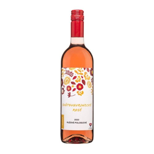 Vinovin Folk Svätovavrinecké rosé 0.75L polosuché (6ks)