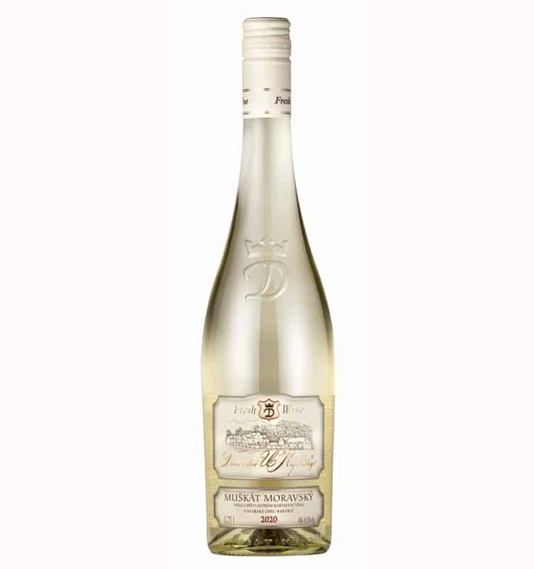 Vinařství u Kapličky Fresh Muškát Moravský 0,75L polosladké  (6ks)
