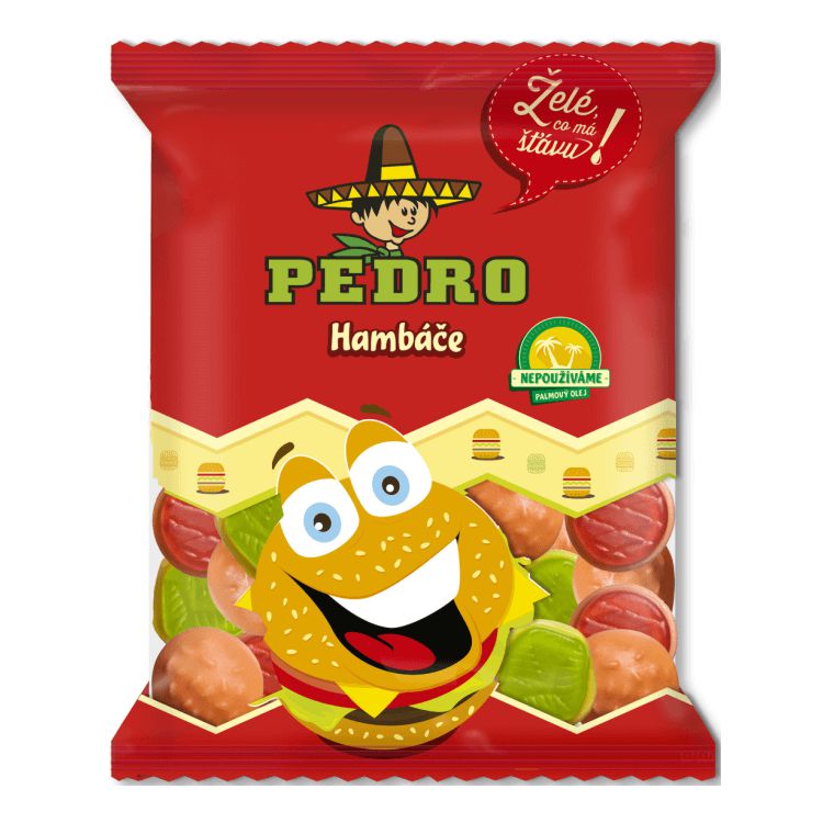 Cukríky Pedro Hambáče 80g   (20ks)