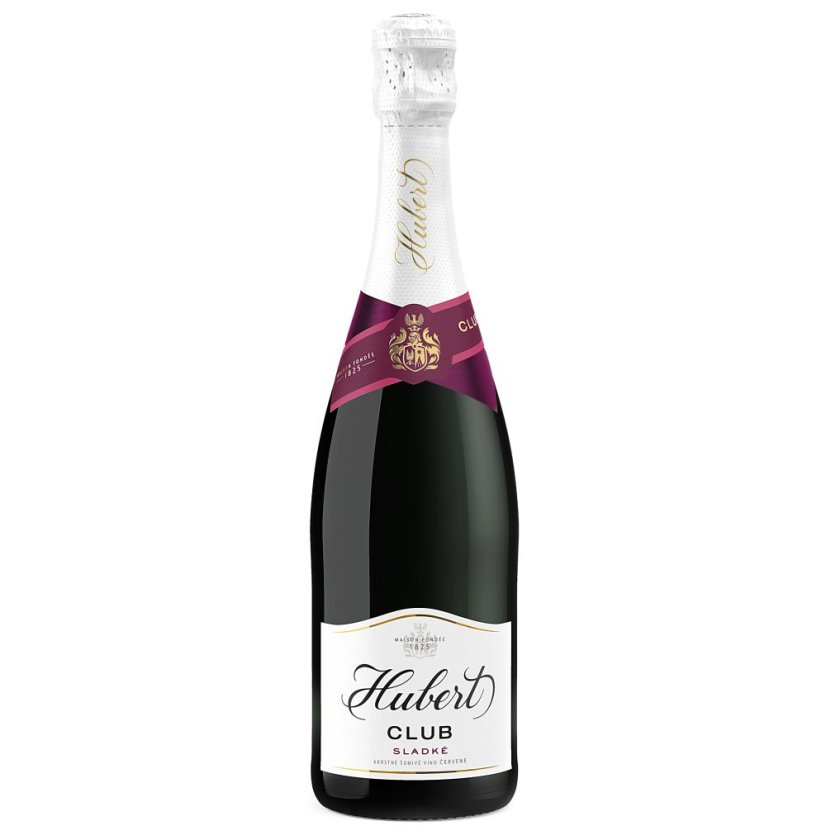 Sekt Hubert Club Červený 0,75L   (6ks)