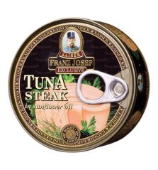 Franz Josef Kaiser tuniak steak v slnečnicovom oleji 170g (24ks)