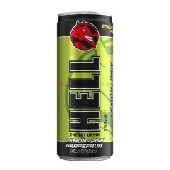 Energetický Nápoj Hell Lemon Pink Grapefruit 0.25l   (24ks)