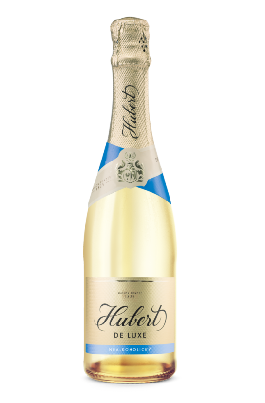 Sekt Hubert De Luxe Nealkoholický 0,75l   (6ks)