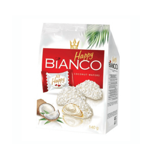 Sušienky Happy Bianco Kokosové 140g   (10ks)
