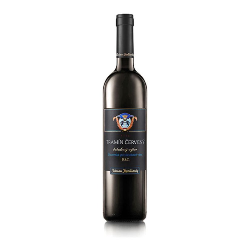 Víno Chateau Topoľčianky Tramín Červený 0,5L bobuľový výber sladké   (6ks)