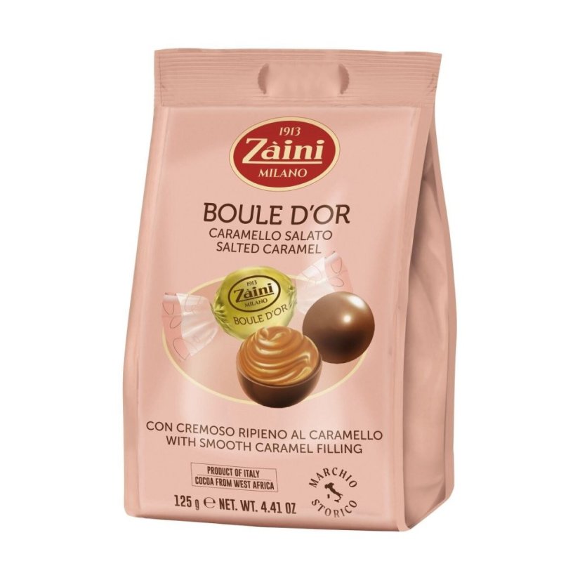 Dezert Zaini Boule DOR Slaný Karamel 125g  (12ks)