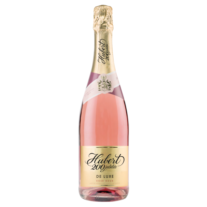 Sekt Hubert De Luxe Ružový 0,75L   (6ks)