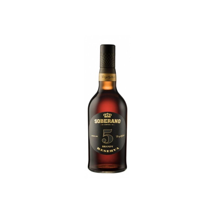 Brandy Soberano 5-ročná 36% 0,7L   (6ks)