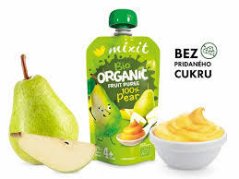 Mixit Bio ovocná kapsička Hruška 100%   (6ks)