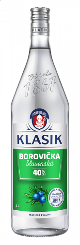 Nicolaus Klasik Borovička 40% 1L   (8ks)