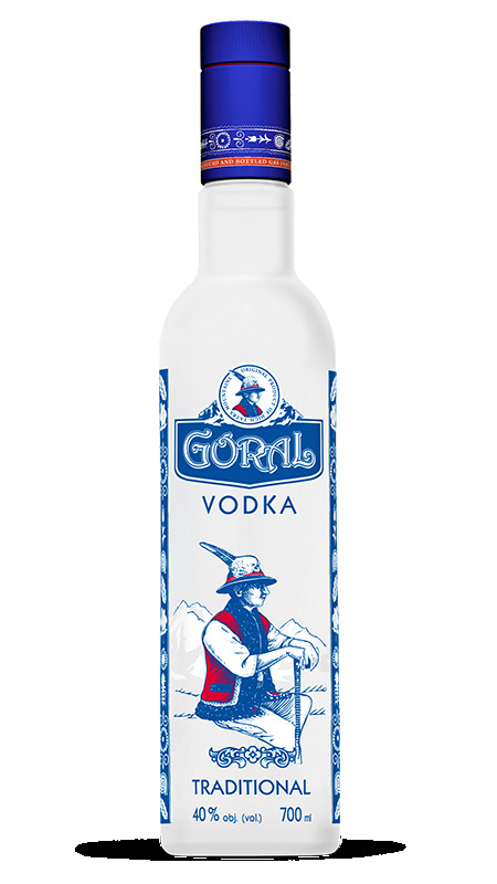 Vodka Goral Tradičná 40% 0,7L   (12ks)