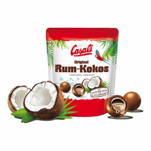 Cukríky Casali Rum-Kokos mliečne 175g   (24ks)