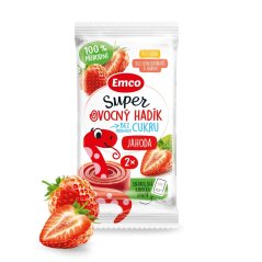 Sušienky Super ovocný hadík Jahoda 20g  (26ks)