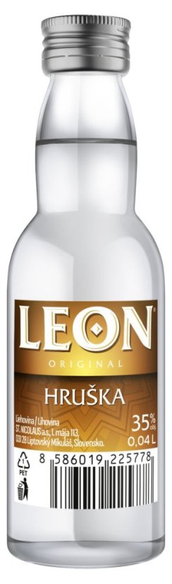 Mini Leon Hruška 35% 0,04L PET  (24ks)