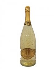 Šumivé víno so zlatými lupienkami Novomanželia 1.5L