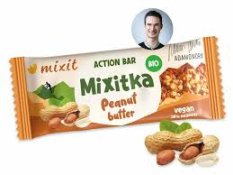 Mixit Tyčinka Action Bar BIO Peanut butter 34g (20ks)