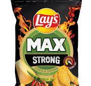 Chips Lays Strong Cheese & Cayenne 55g    (14ks)