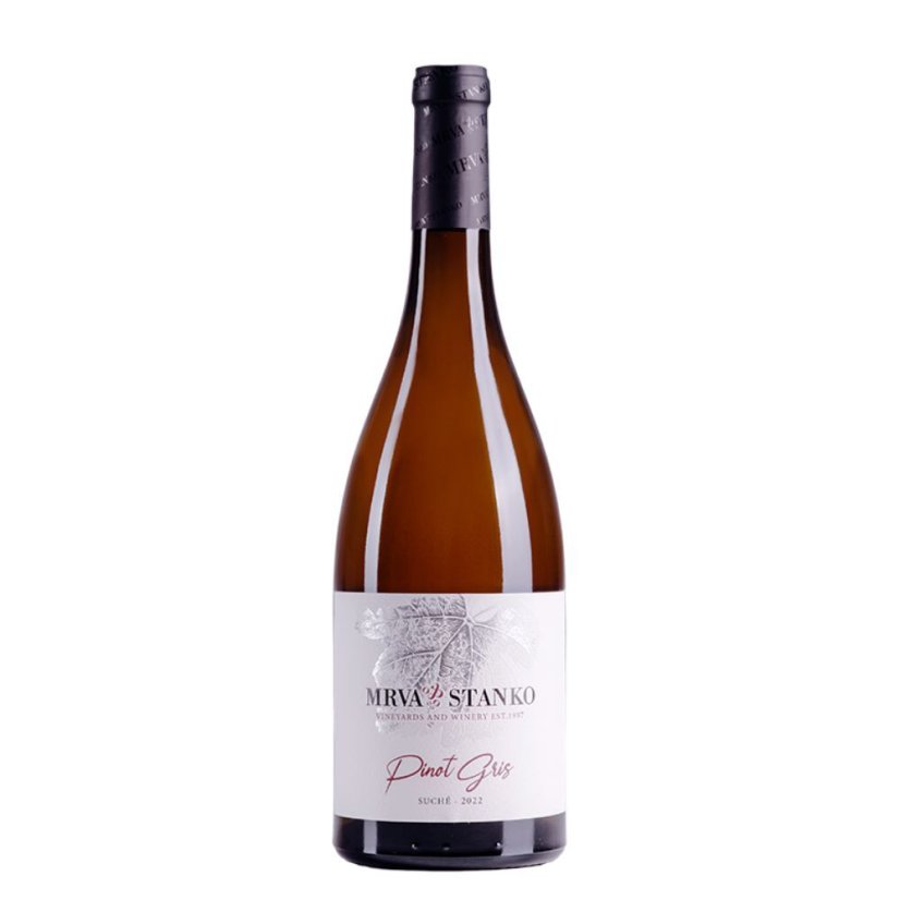 Víno Mrva & Stanko Rulandské Šedé 0,75L suché   (6ks)