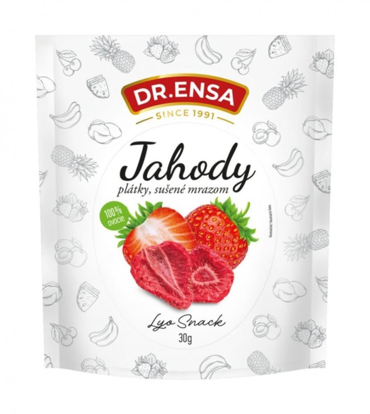 Dr.Ensa Jahody lyofilizované 30g   (8ks)