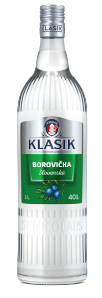 Nicolaus Klasik Borovička 40% 1L   (8ks)