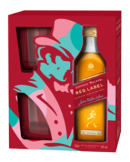 Whisky Johnie Walker Red Label + 2 poháre 40% 0,7L