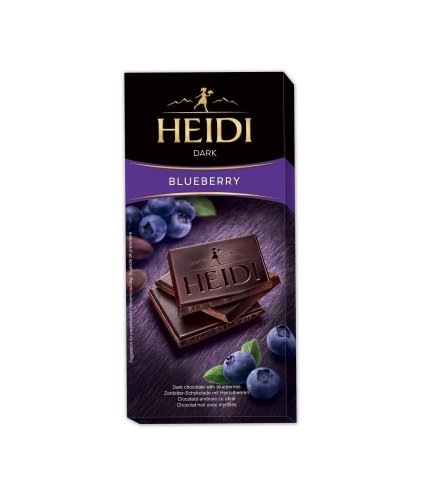 Čokoláda Heidi Dark Blueberry 80g   (20ks)