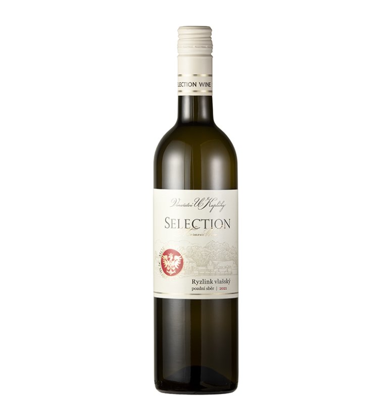 Vinařství u Kapličky Selection Rizlink Vlašský 0,75L výber z hrozna suché   (6ks)