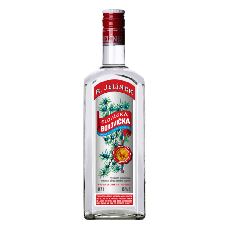 Jelínek Borovička Slovácka 45% 0,7L   (9ks)