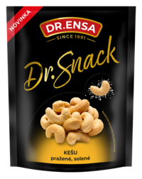Dr.Snack Kešu pražené solené 150g   (9ks)