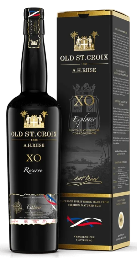 Rum A.H. Riise Old St.Croix XO Explorer Slovakia Edition 40% 0,7L