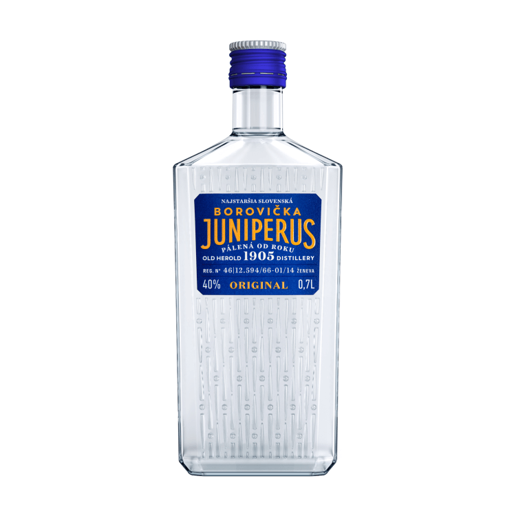 Borovička Juniperus 40%  0,7L   (12ks)