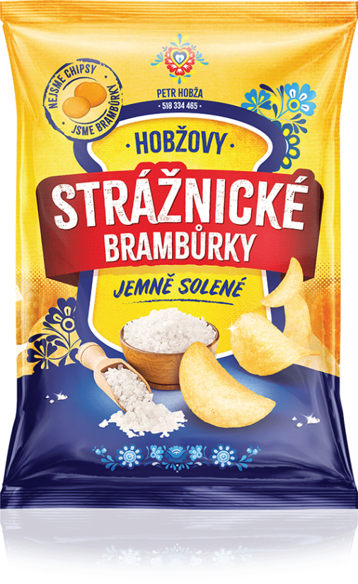 Chips Strážnické Lupienky Solené 60g   (30ks)