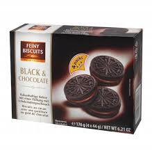 Sušienky Black Chocolate s čokoládovou náplňou 176g (18ks)
