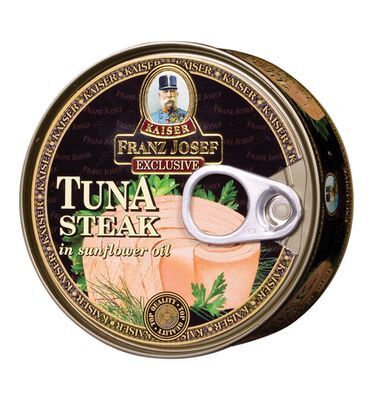 Franz Josef Kaiser tuniak steak v slnečnicovom oleji 170g   (24ks)