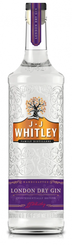 Gin J.J. Whitley London Dry 38% 0,7L   (6ks)