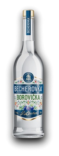 Likér Becherovka Borovička 38% 0,7L (12ks)